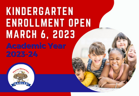  Kindergarten enrollment open now